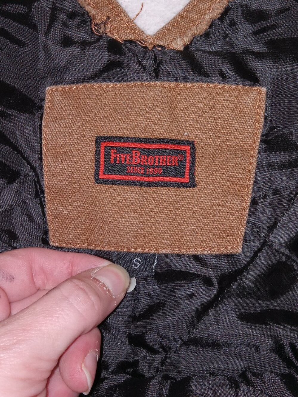 Five Brother Kids Insulated Duck Canvas Bib Overalls Youth Size S Brown Workwear - Picture 11 of 15